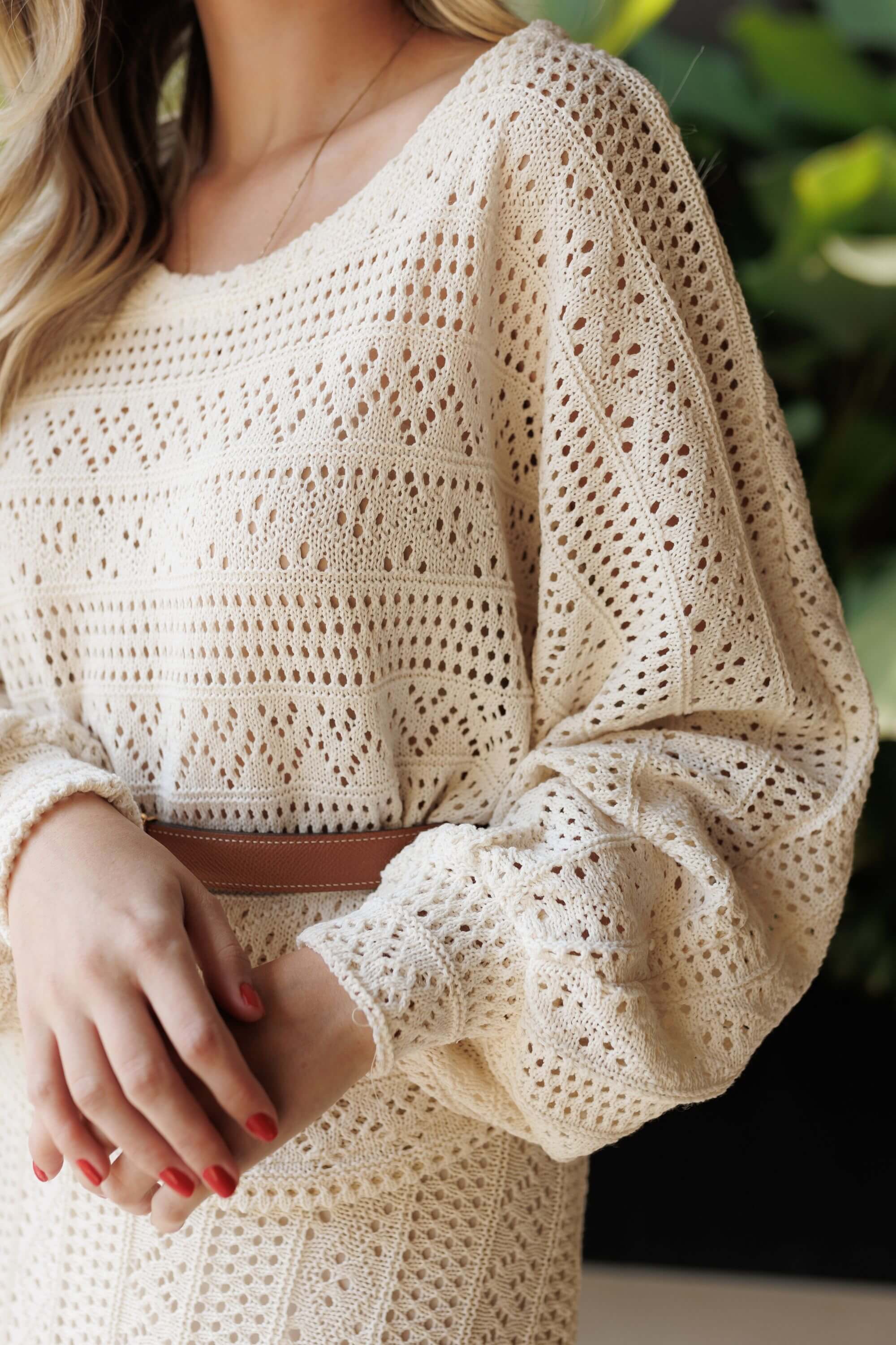 Conjunto Chaud Crochet Off White | Zazou